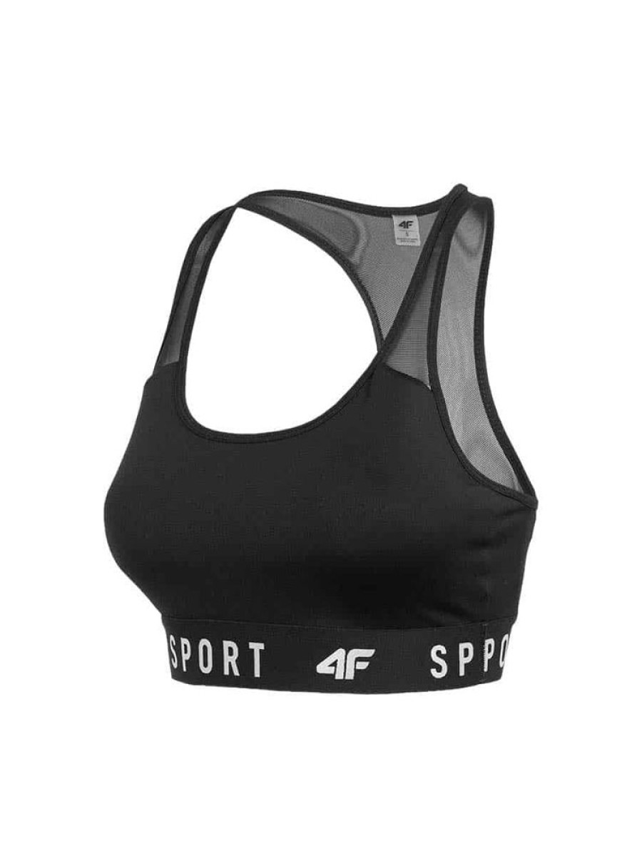 Damer 4F Sports Bh | Sports Bh Svart