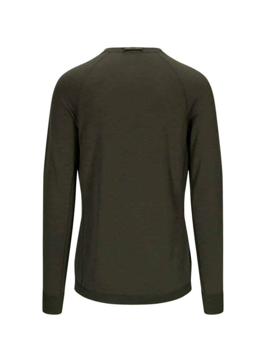 Herrer Tufte Ullundertoy | Bambull Crew Neck Genser Skog