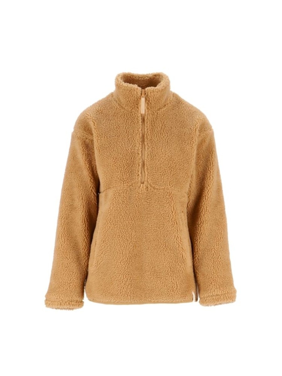 Damer Twentyfour Fleece | Mellow Pile Fleece Lys Brun