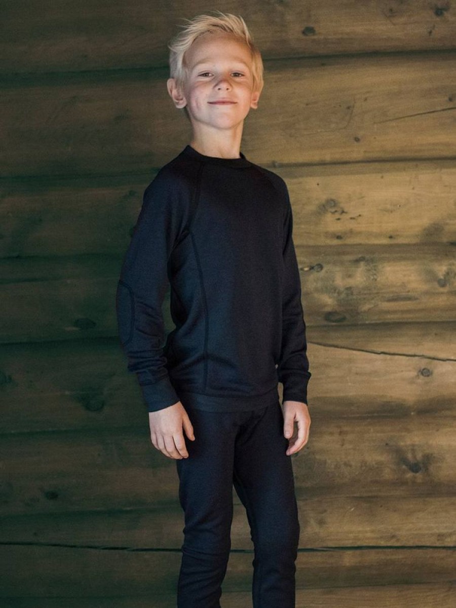 Barn Tufte Ullundertoy | Bambull Crew Neck Blabaer