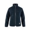 Damer Fjällräven Fleece | Vardag Pile Fleece Marine