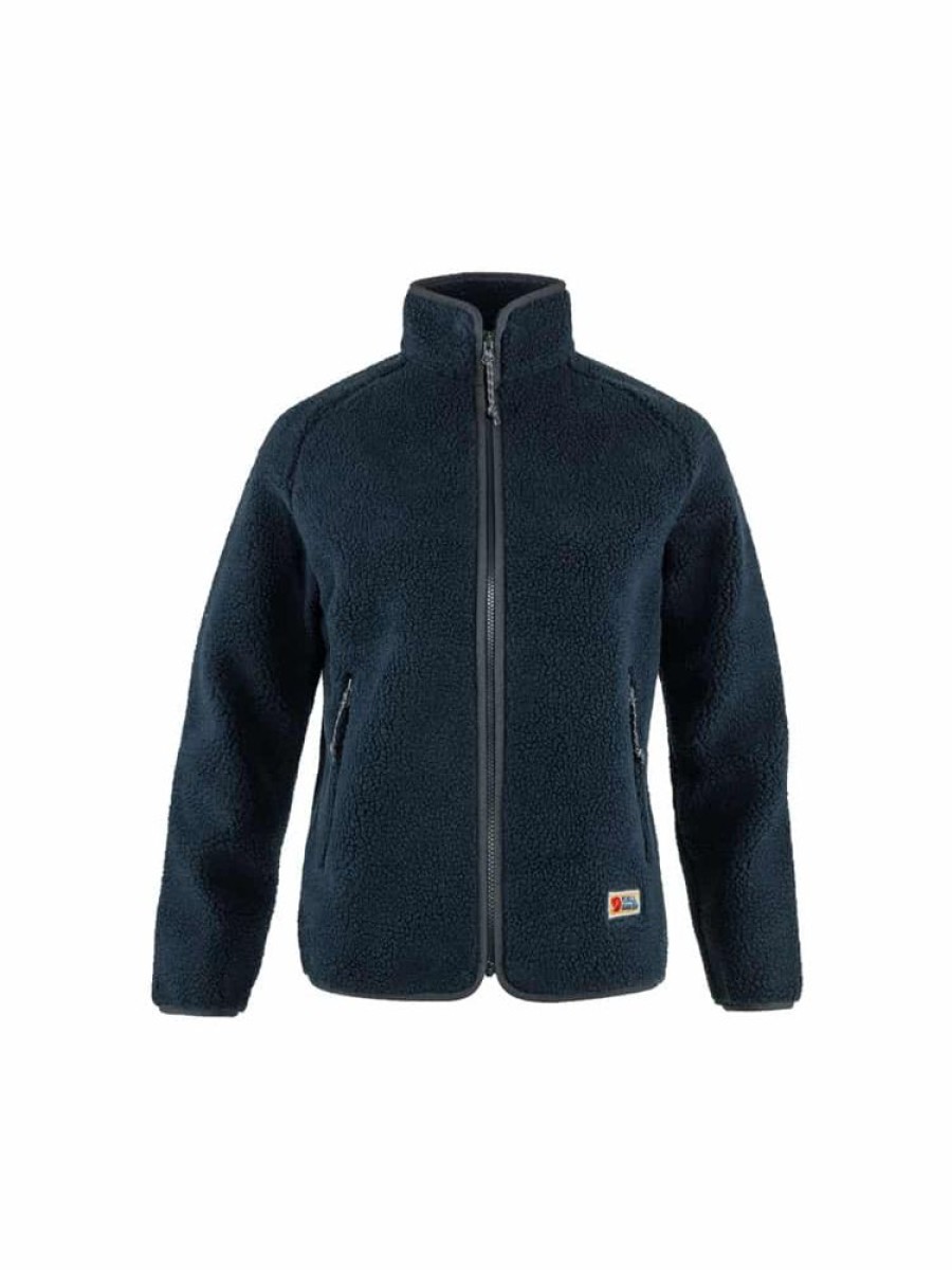 Damer Fjällräven Fleece | Vardag Pile Fleece Marine