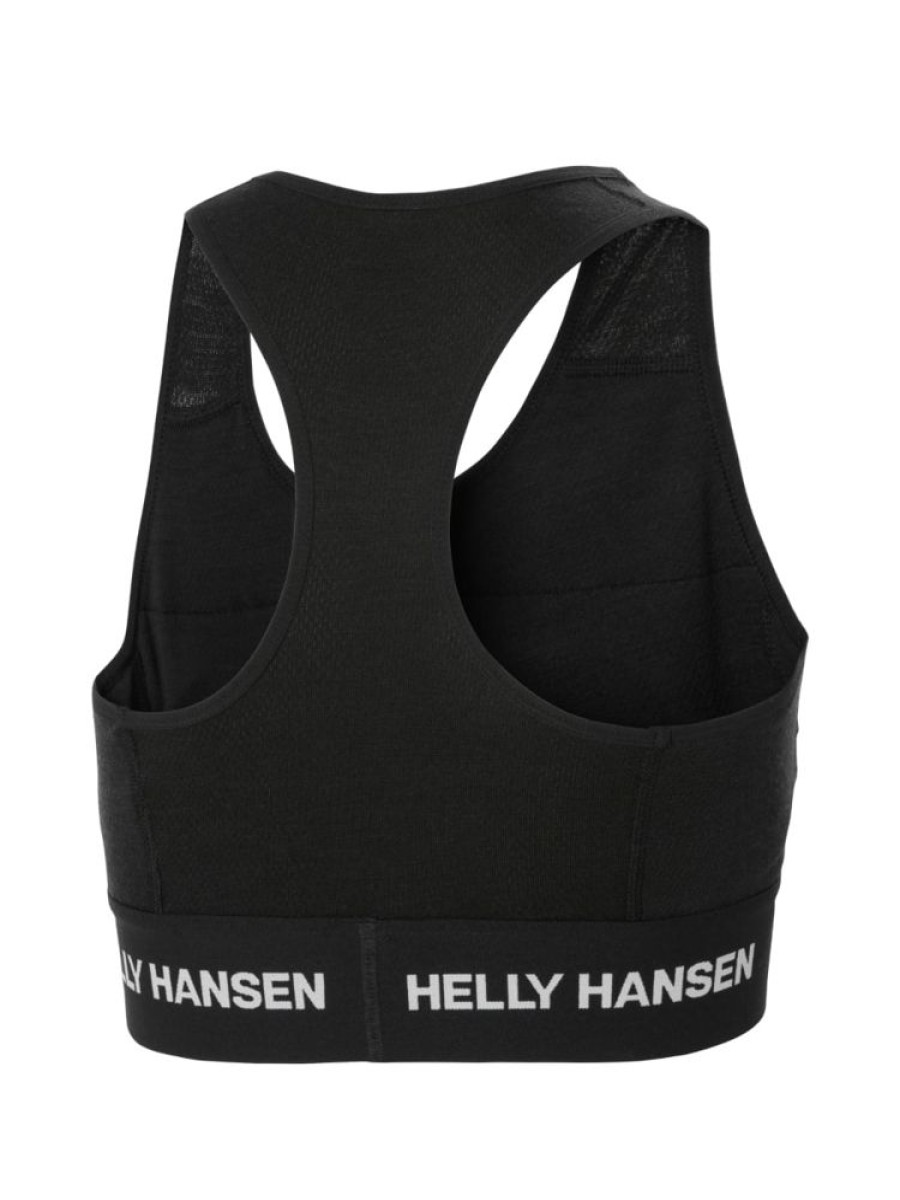 Damer Helly Hansen Sports Bh | Lifa Merino Midv Bra Svart