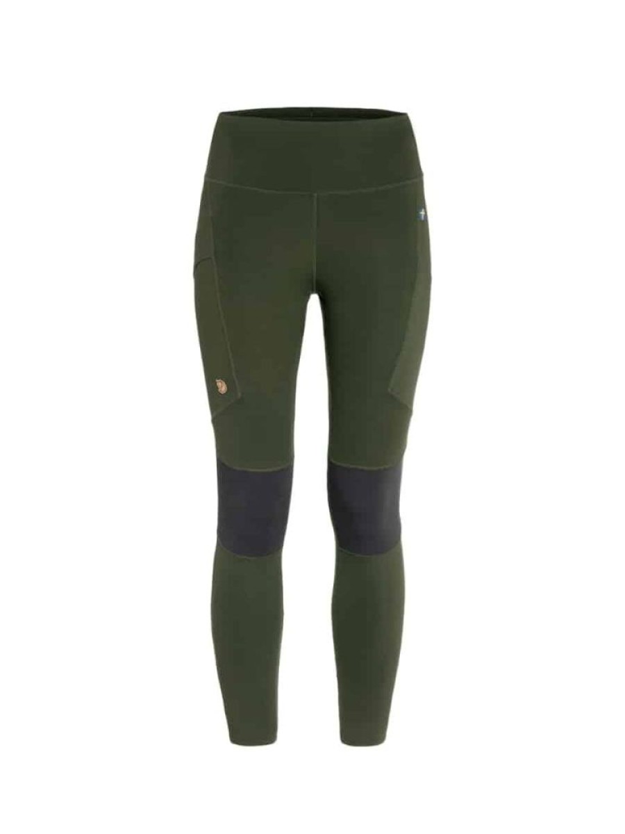 Damer Fjällräven Tights | Abisko Tur Tights Pro Dyp Skog-Gra