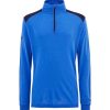 Herrer WoolLand Ullgensere | Faerder Ull Half Zip Top Topas