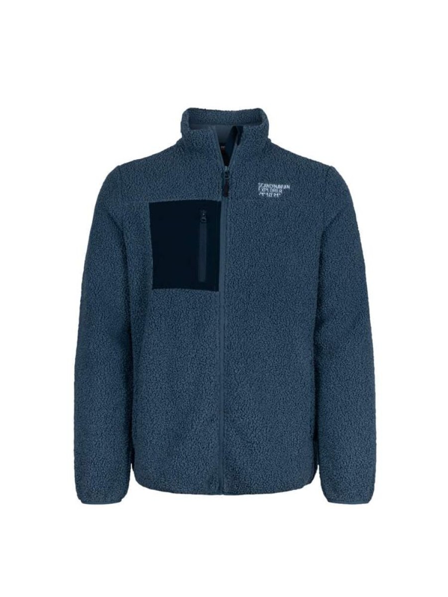 Herrer Scandinavian Explorer Fleece | Pile Fleecejakke Marine