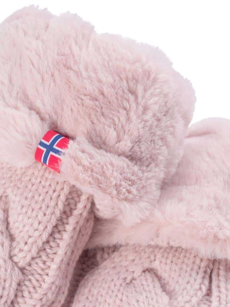 Tilbehor Scandinavian Explorer | Strikket Votter Rosa