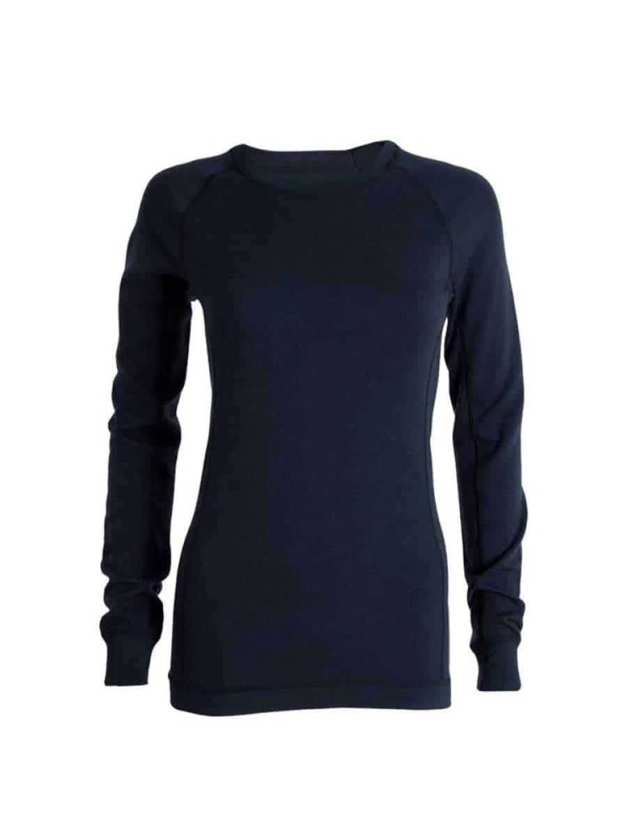 Damer Tufte Ullundertoy | Bambull Crew Neck Genser Bla