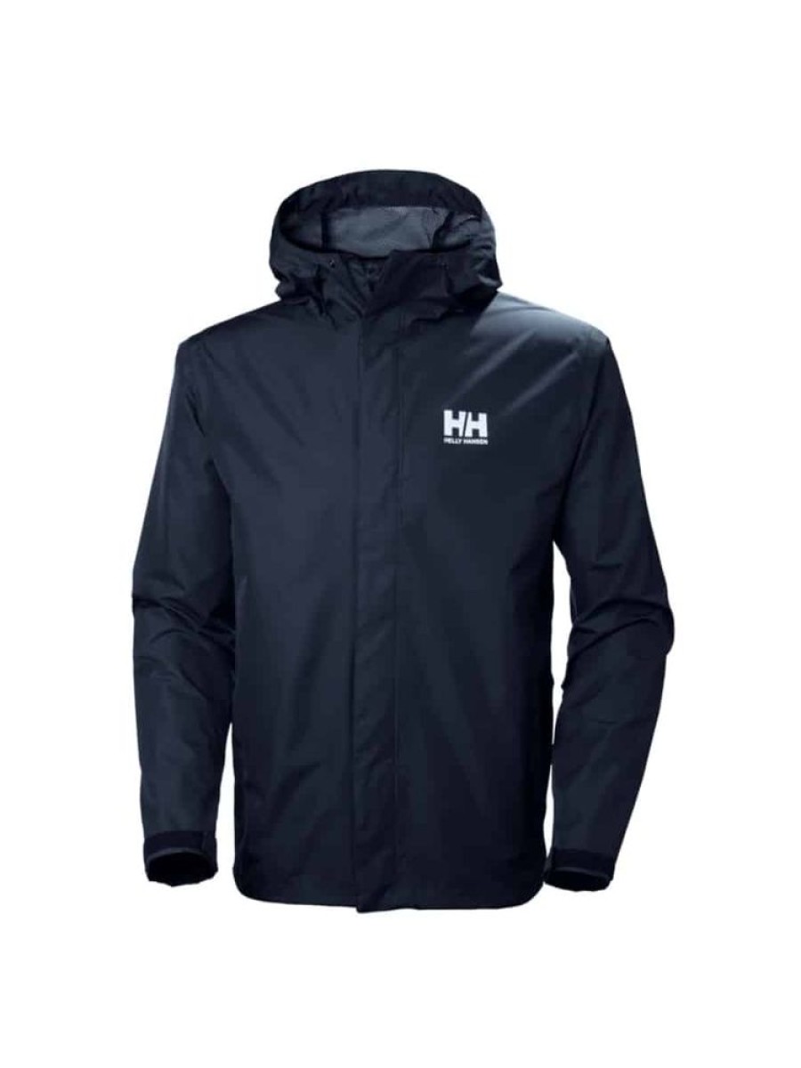 Herrer Helly Hansen Regnjakker | Seven J Jakke Marine