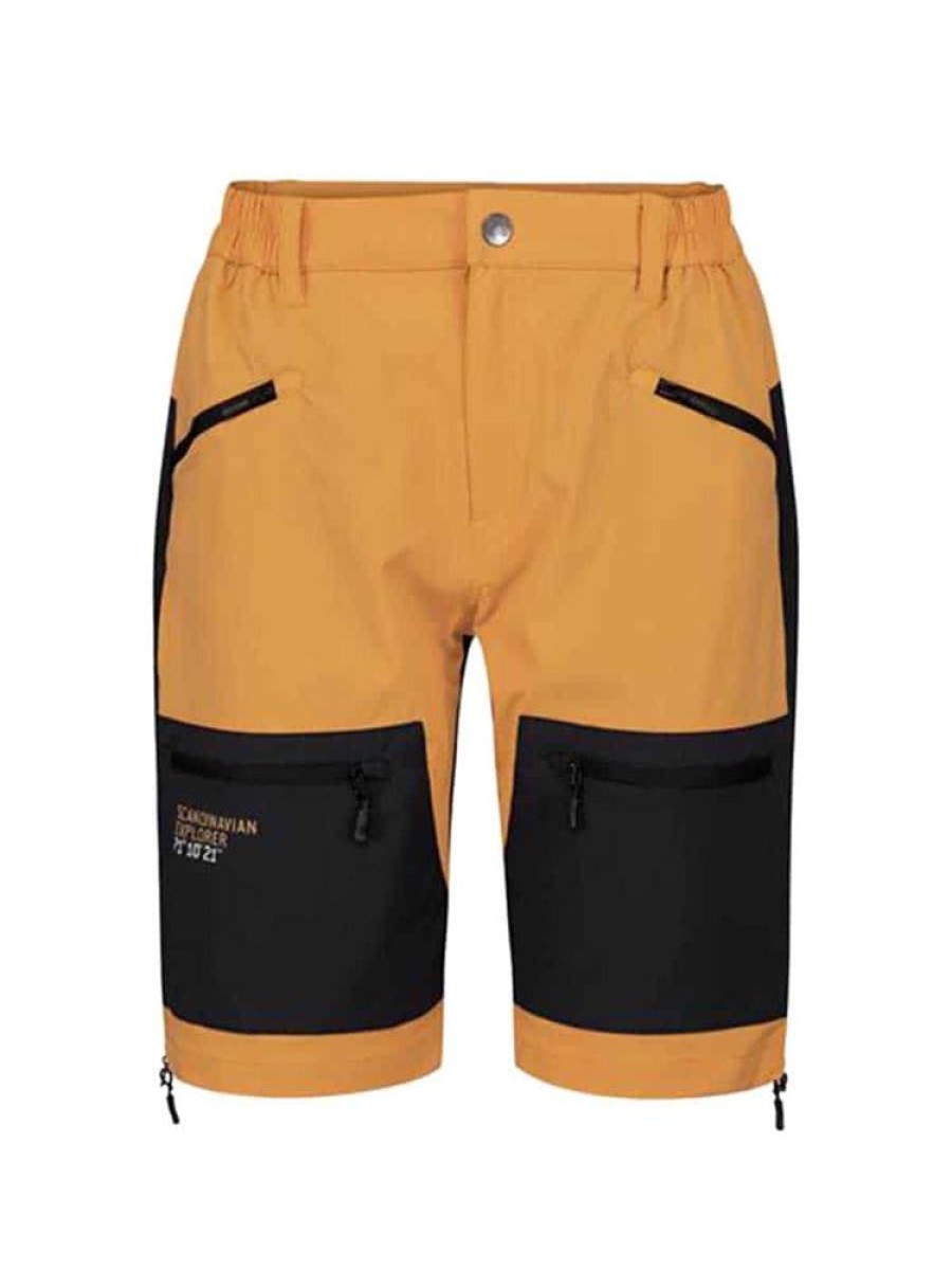 Damer Scandinavian Explorer | Turshorts Mork Gra Gul